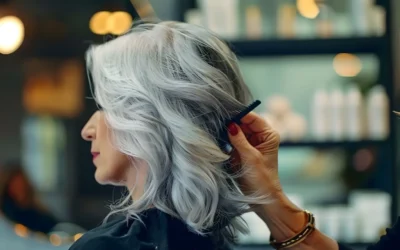 Quel balayage sur cheveux blancs ?